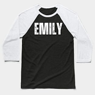 Emily Name Gift Birthday Holiday Anniversary Baseball T-Shirt